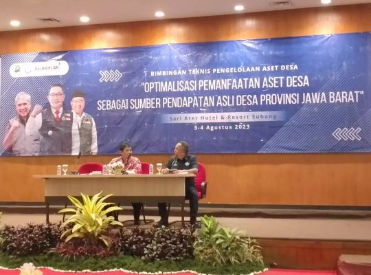 DPMD Kabupaten Indramayu Ikuti Bimbingan Teknis Pengelolaan Aset Desa untuk Optimalisasi Pendapatan Asli Desa