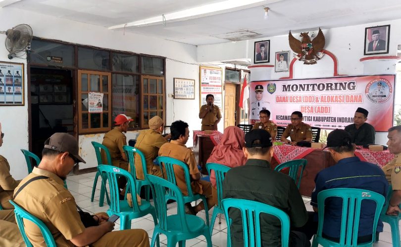 DPMD Indramayu Melakukan Monitor dan Evaluasi Dana Desa di Kecamatan Cantigi