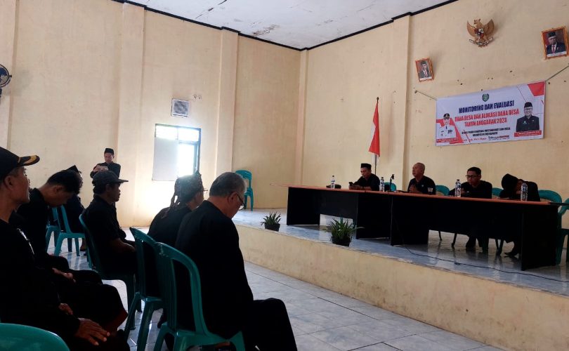 Giat Monev DD, ADD, BLT dan Sipades Tim 1 Sesi 2 di wilayah Kec. Krangkeng